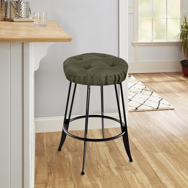 Conservatorio Lucerne Barstool Cover, Loden Green CO2613994